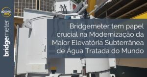 Bridgemeter plays a crucial role in the Lameirão Pumping Station
